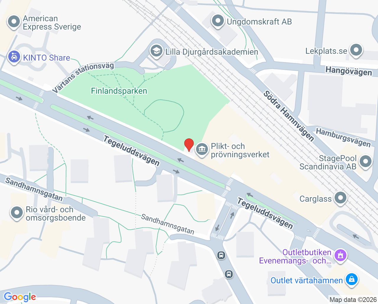 Karta till Gastrocentrum Östermalm - Aldona Dlugosz, Östermalm/Gärdet