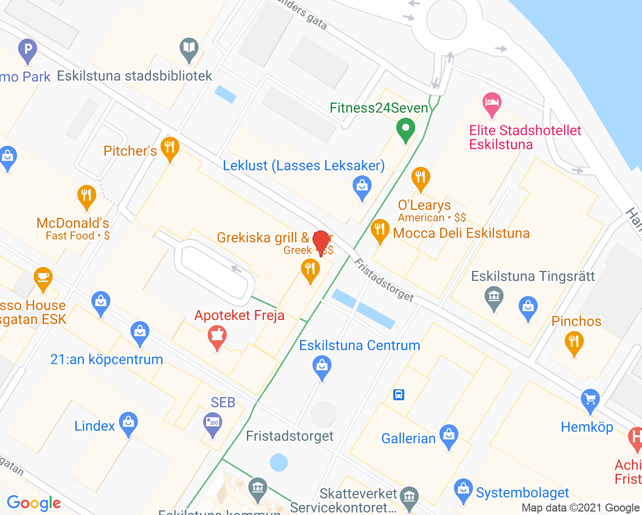 Karta till City  Dental Eskilstuna, Eskilstuna