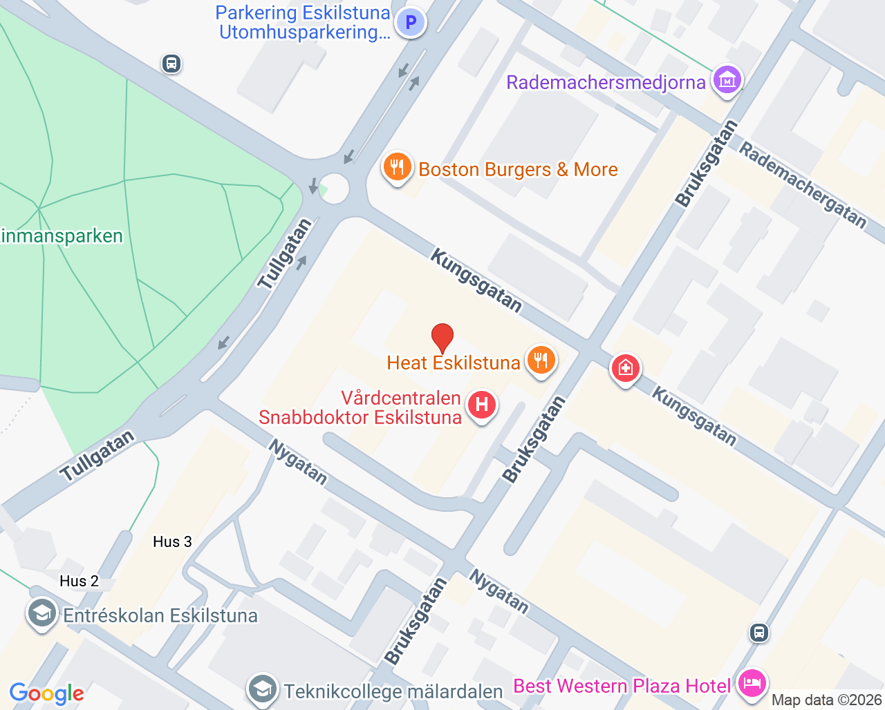 Karta till Inköp, Eskilstuna