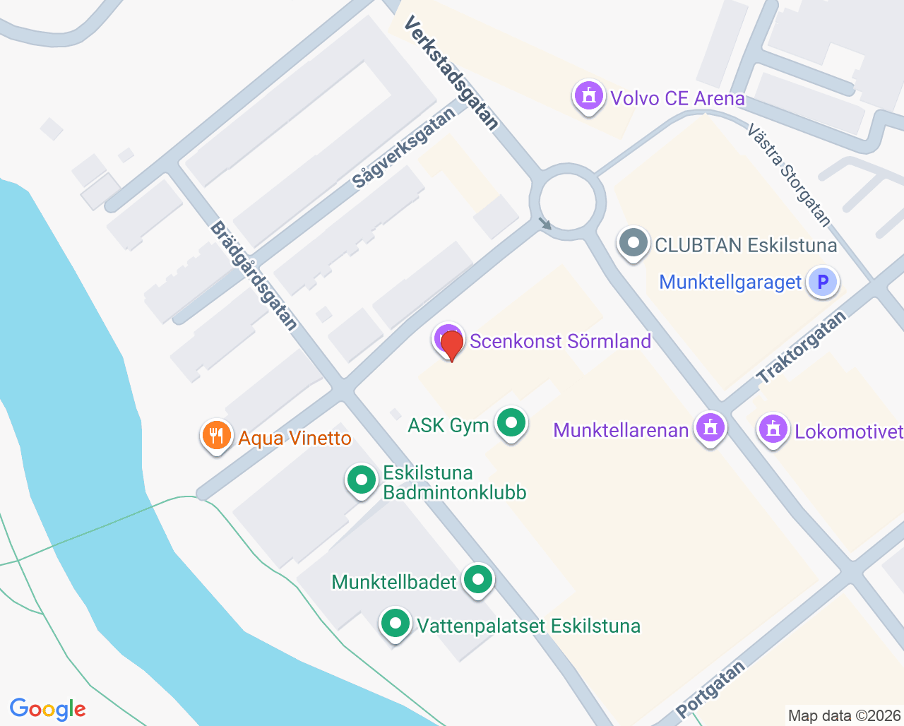 Karta till Produktion, Eskilstuna