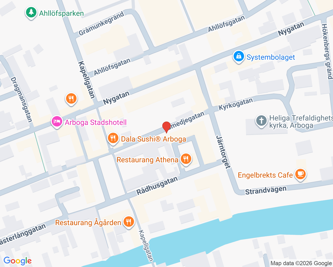 Karta till Arboga Tandläkeriet AB