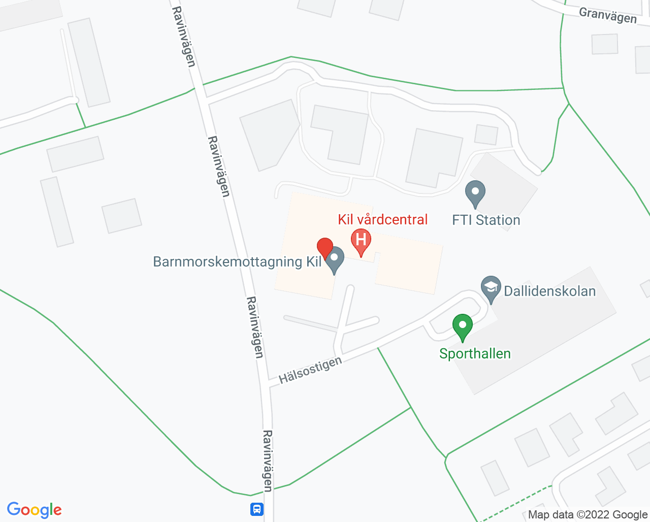Karta till Gynekologisk cellprovtagning Kil