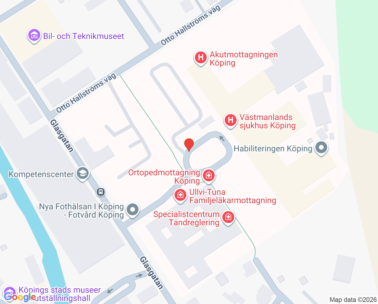 Karta till Tandreglering Köping