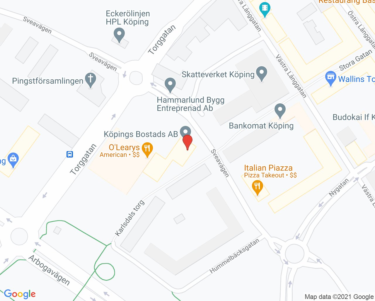 Karta till Tandlaget Köping Tandläkare Ali Selman, Köping