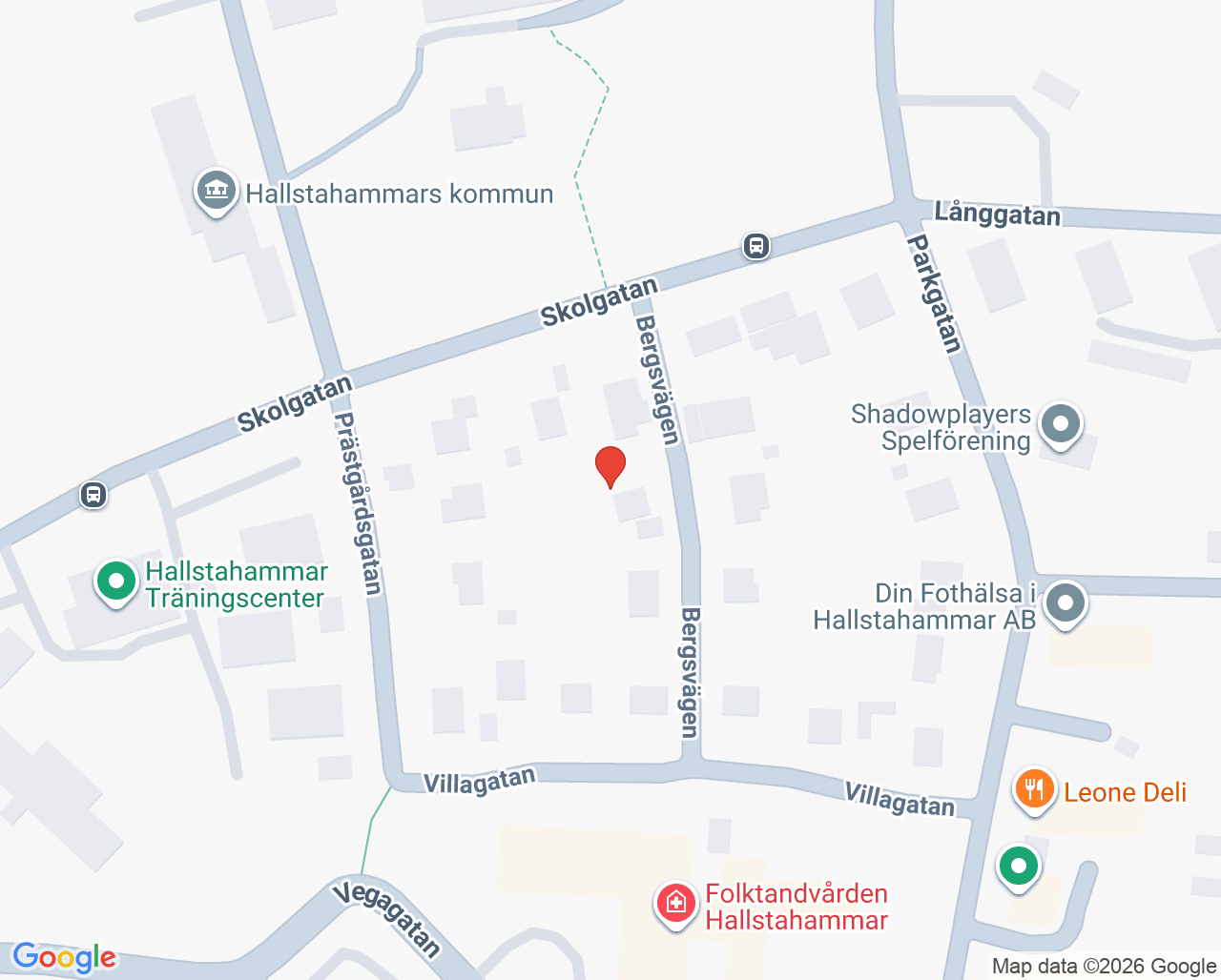 Karta till Silyns Fotklinik