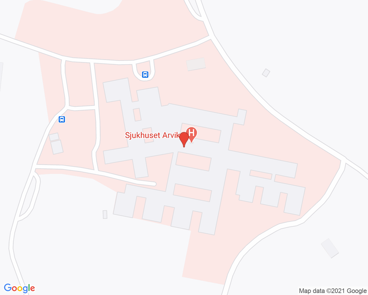 Karta till Sjukhuset Arvika