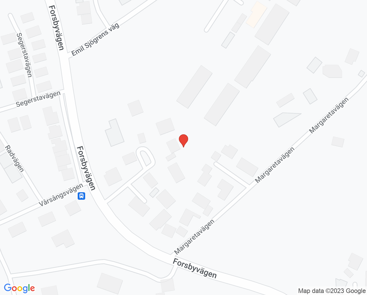Karta till Barnavårdscentral Margarethahemmet vårdcentral, Knivsta