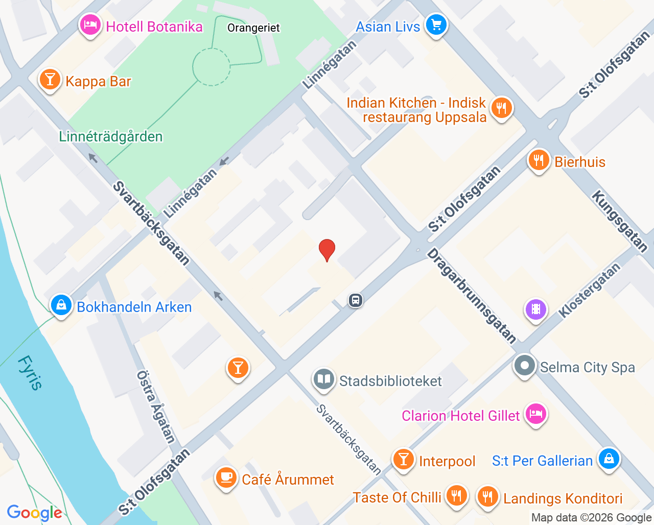 Karta till Svensk Telepsykiatri AB