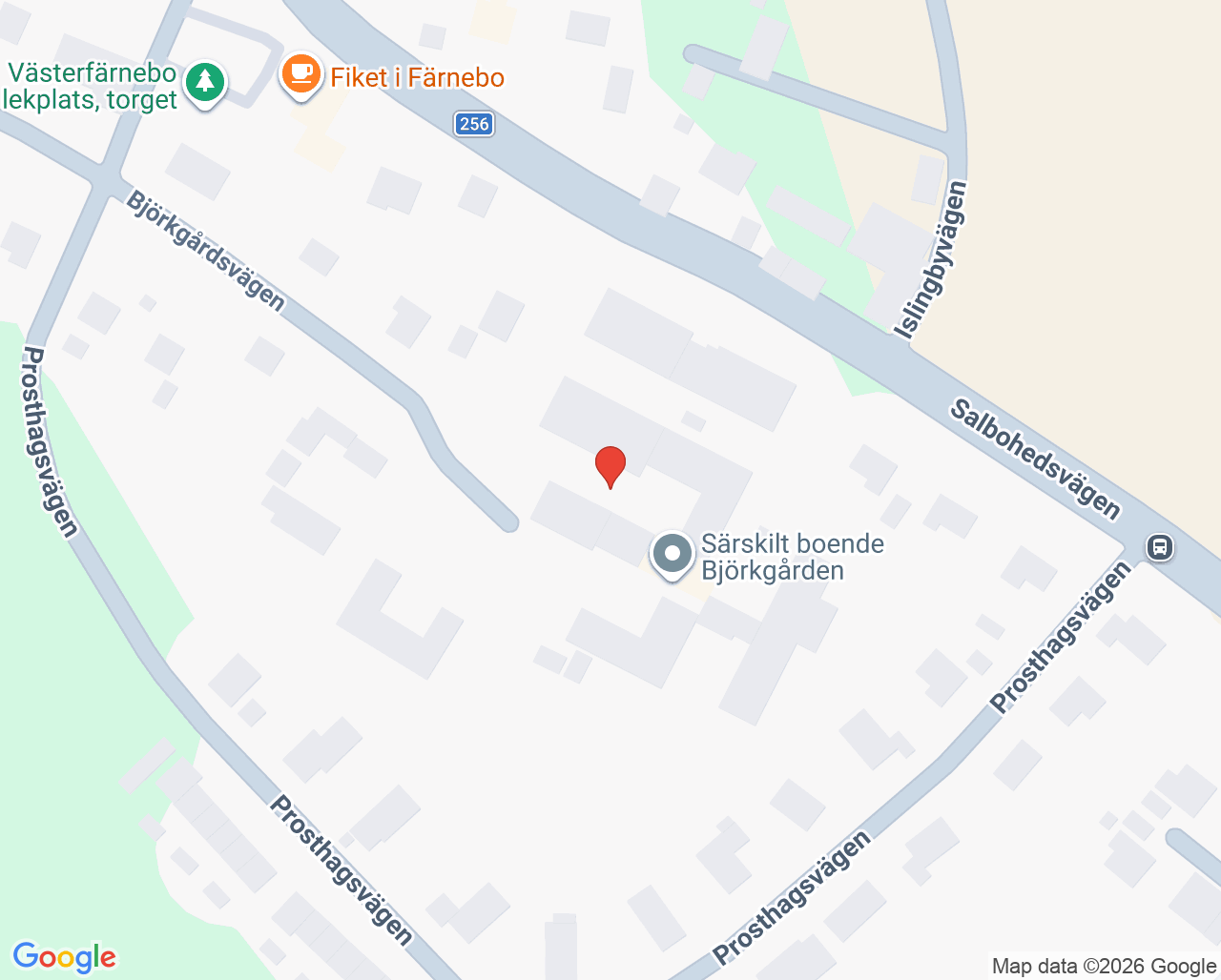 Karta till Västerfärnebo Familjeläkarmottagning