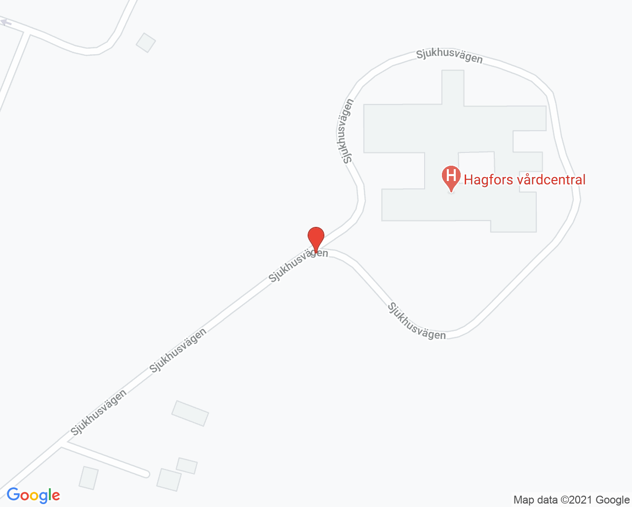 Karta till Provtagning vårdcentralen Hagfors