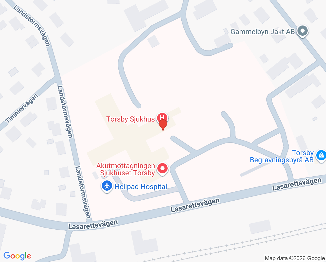 Karta till Gynekologisk cellprovtagning Torsby