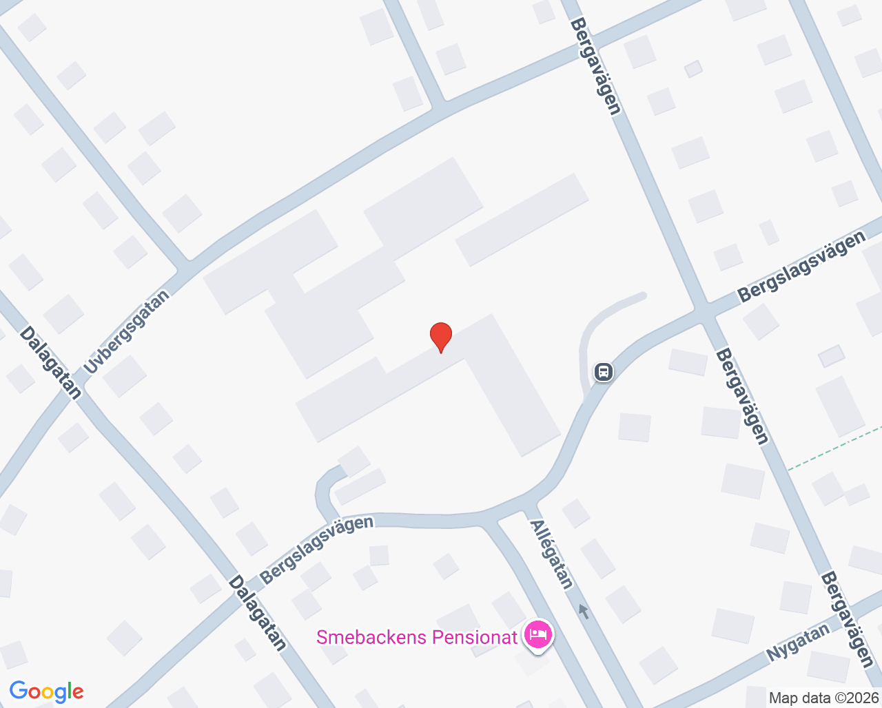 Karta till Samtalsmottagning barn och unga Smedjebacken