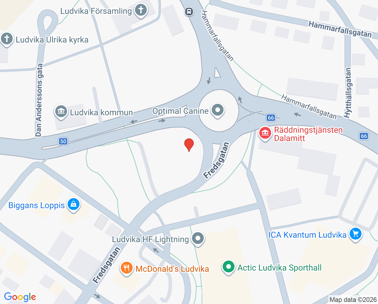 Karta till Regionarkiv, Region Dalarna