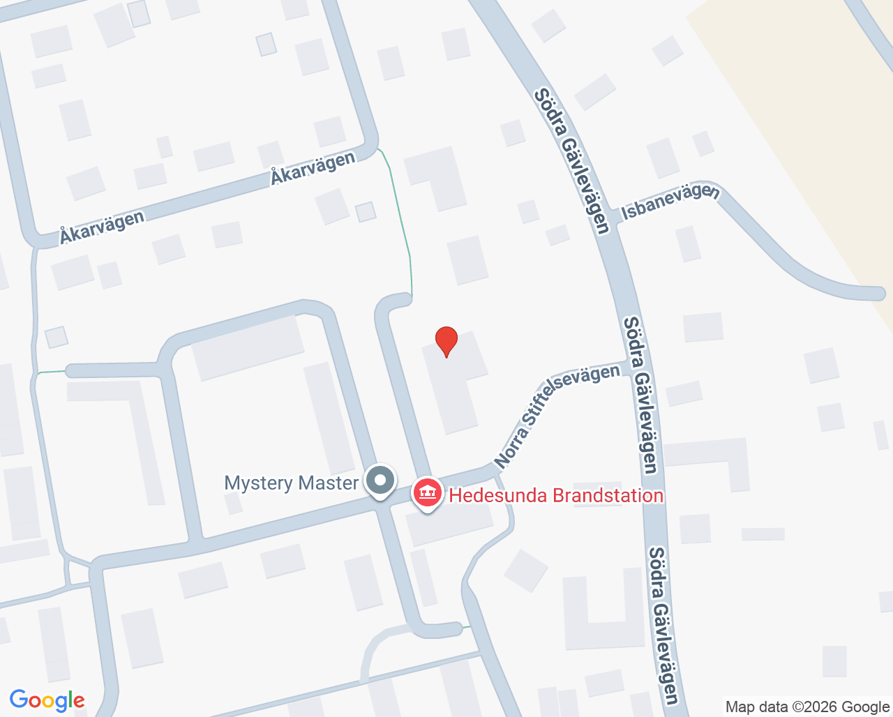 Karta till VO Hedesunda Färnebo Din hälsocentral