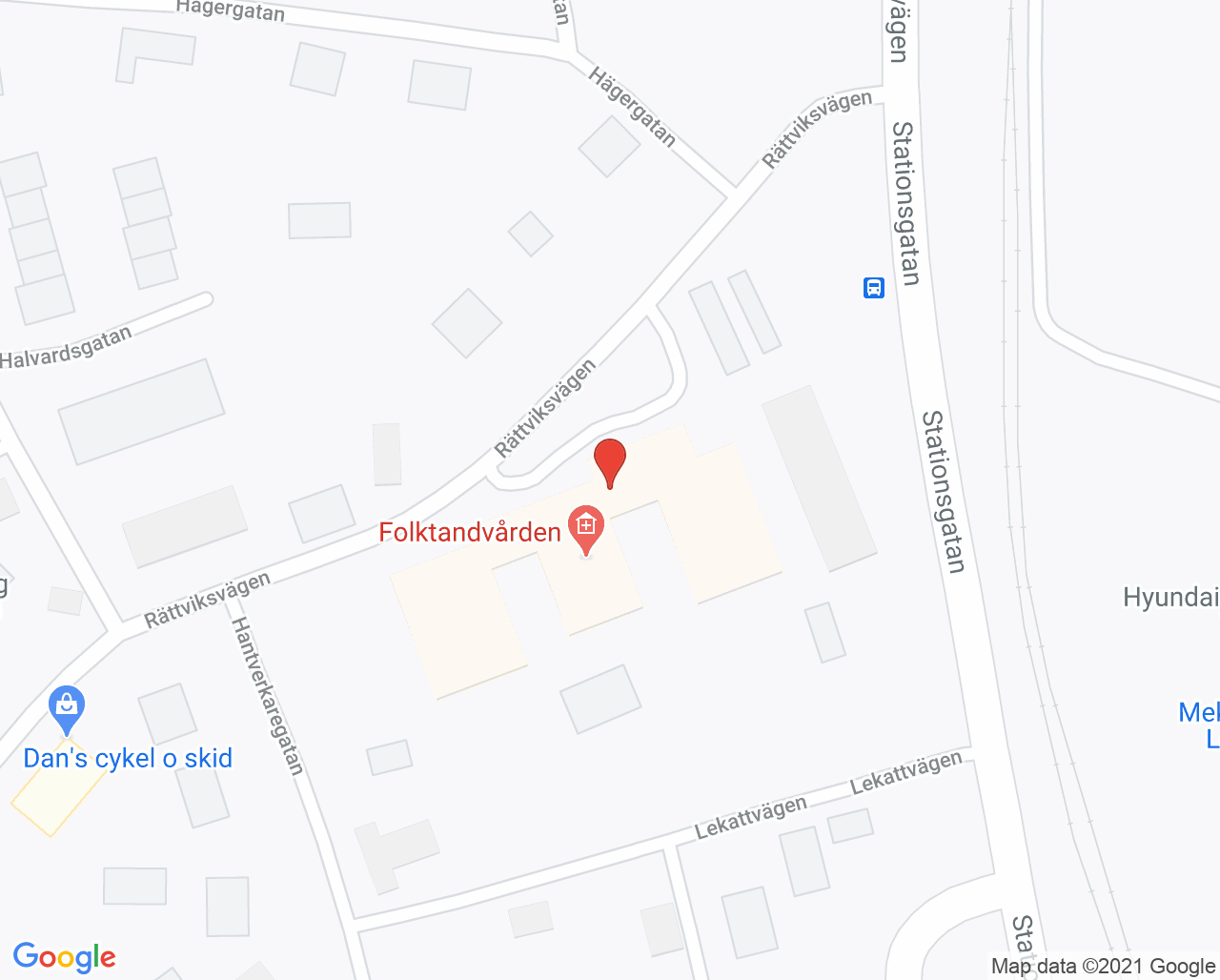 Karta till Samtalsmottagning barn och unga Leksand