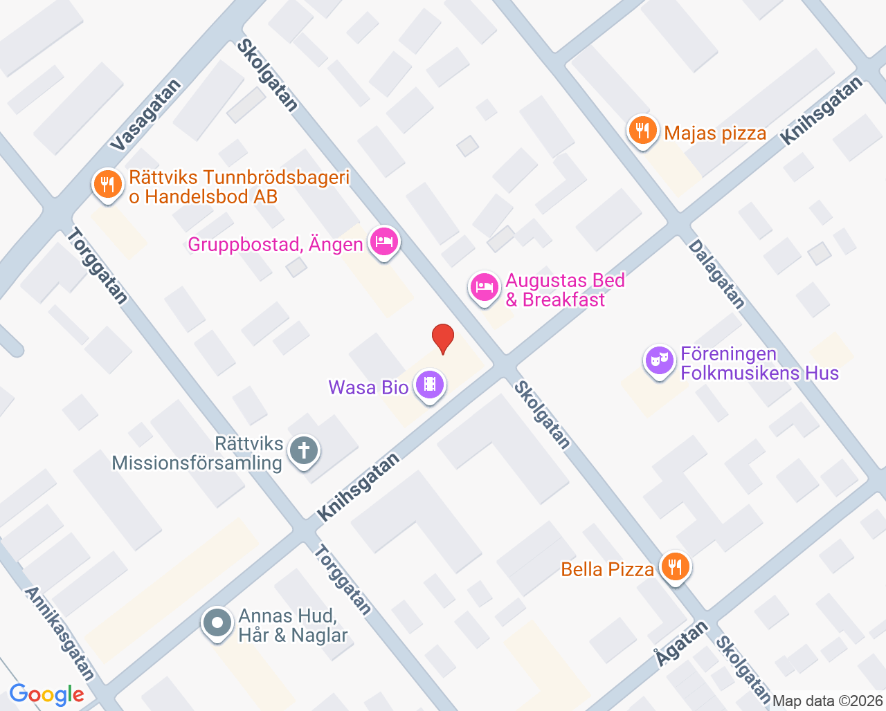 Karta till Rättvikstandläkarna, Rättvik
