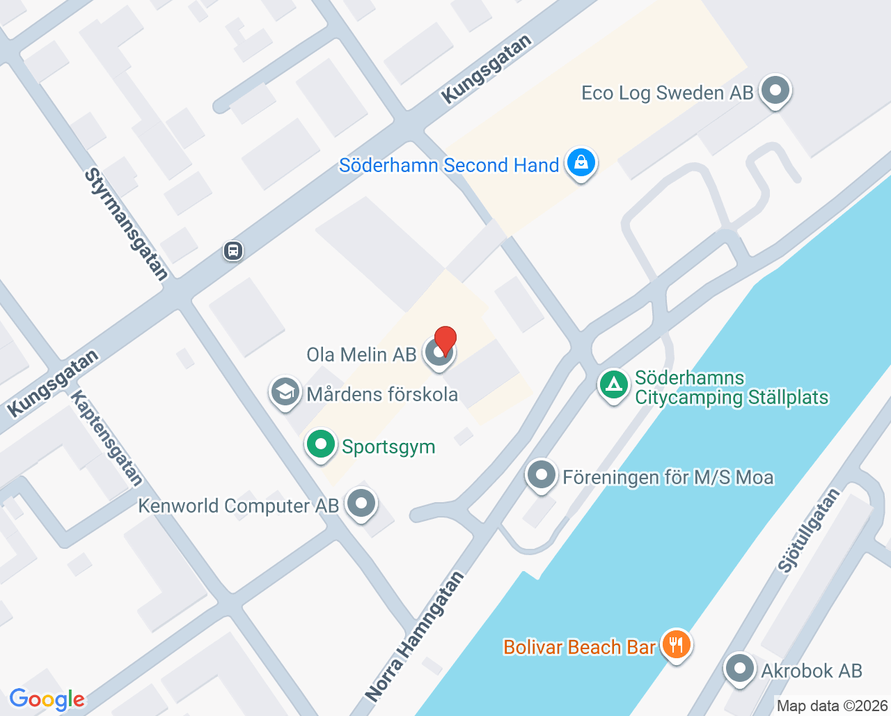 Karta till LiM Sjukgymnastkonsult i Söderhamn
