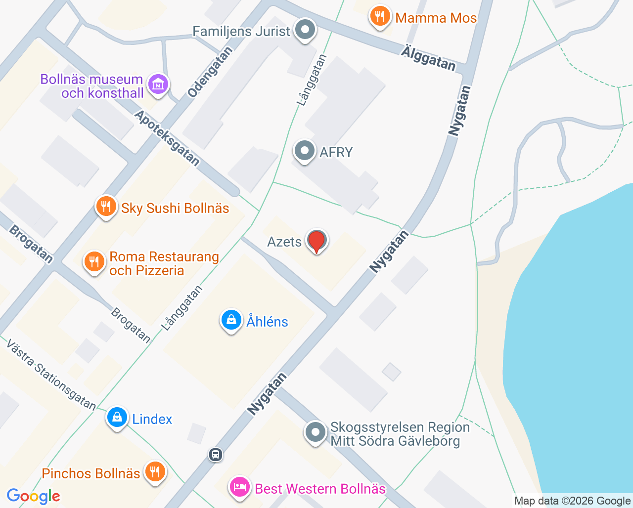 Karta till Stenberg rehab & ergonomi AB