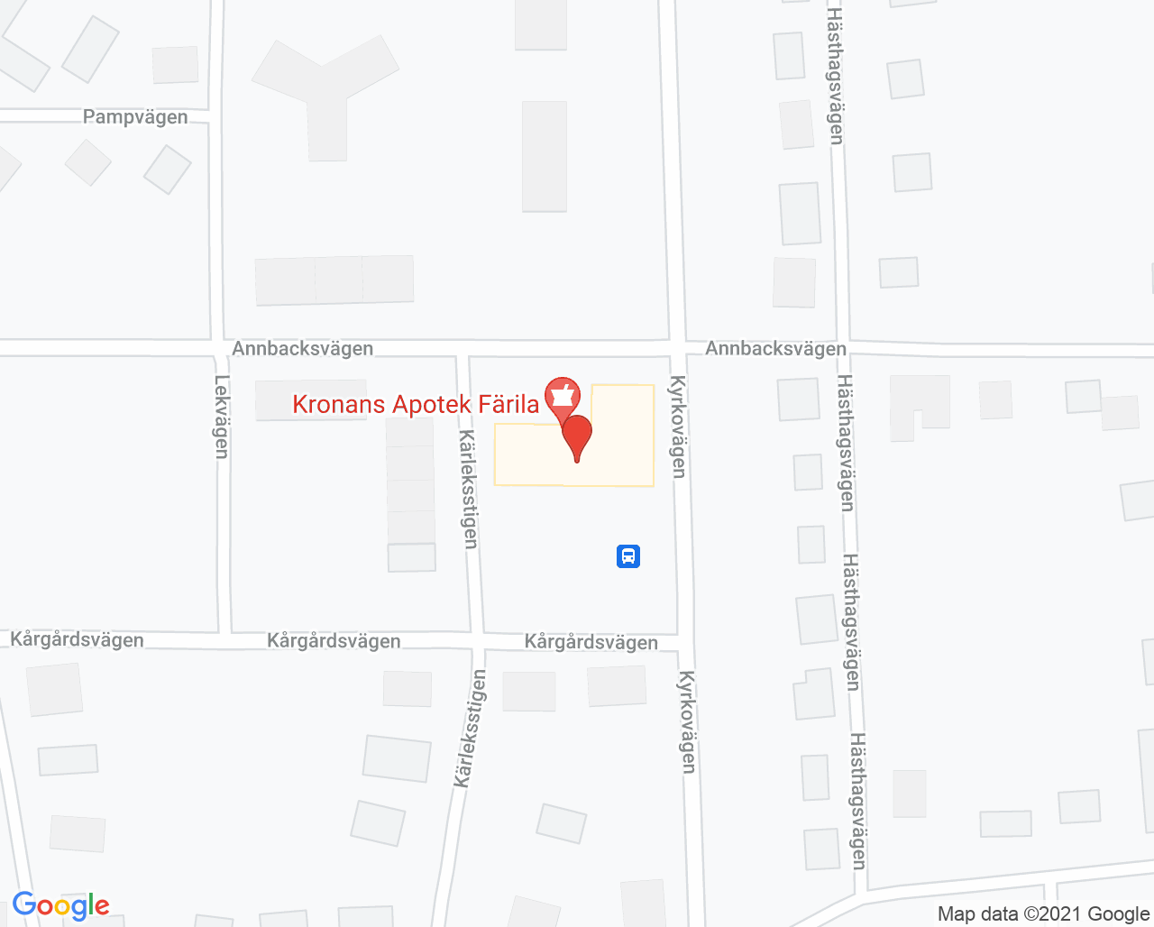 Karta till Barnavårdscentral Färila - Los Din hälsocentral