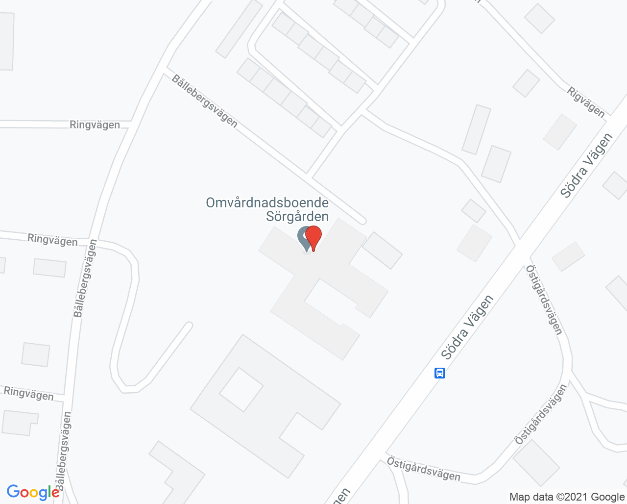 Karta till Premicare barnavårdscentral Bergsjö hälsocentral