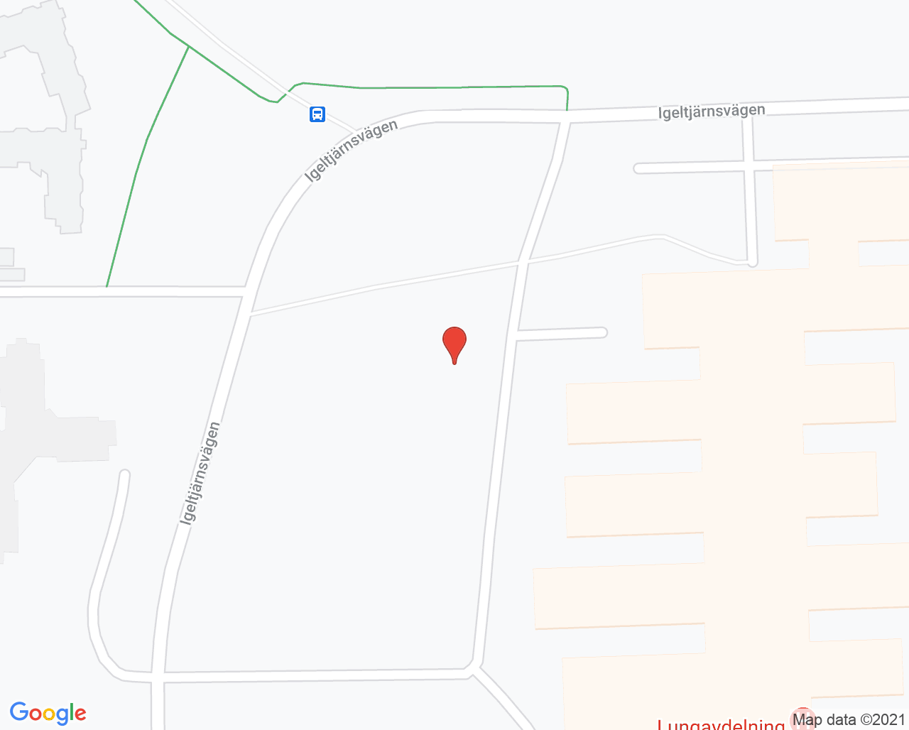 Karta till Mammografivagn Sundsvall