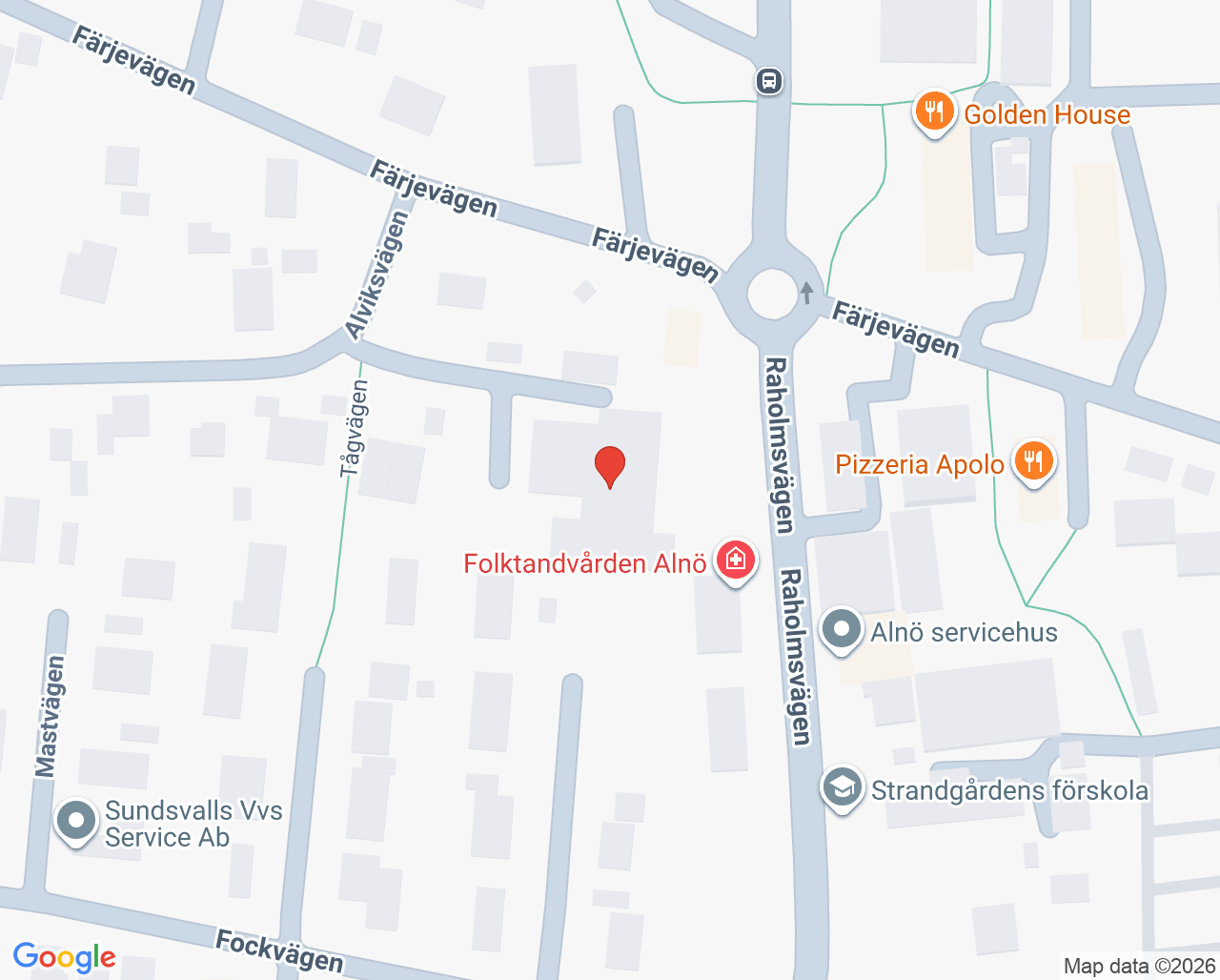 Karta till Cellprovtagning Alnö