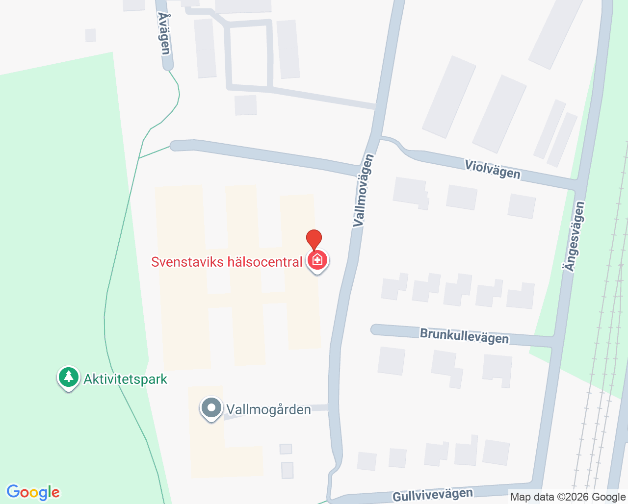 Karta till Folktandvården Berg, Svenstavik