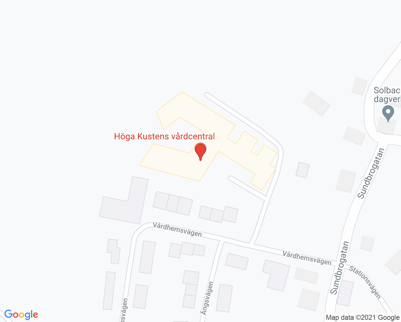 Karta till Cellprovtagning Höga kusten
