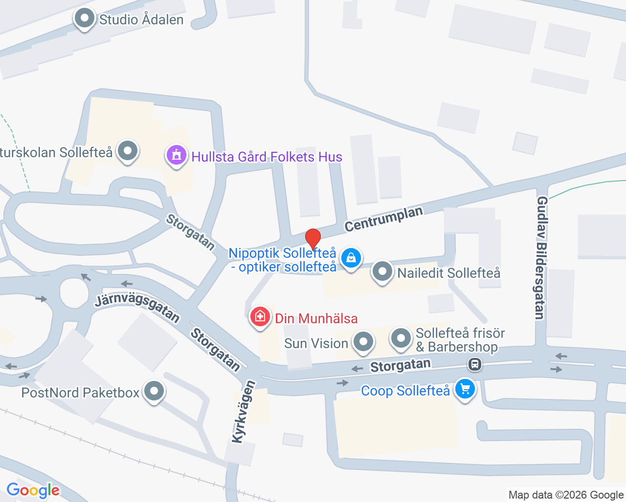 Karta till Din Munhälsa, Sollefteå