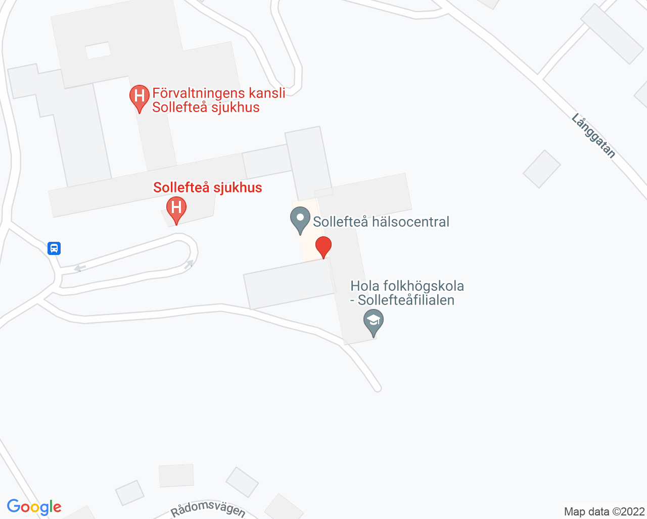Karta till Provtagning Laboratoriemedicin Sollefteå