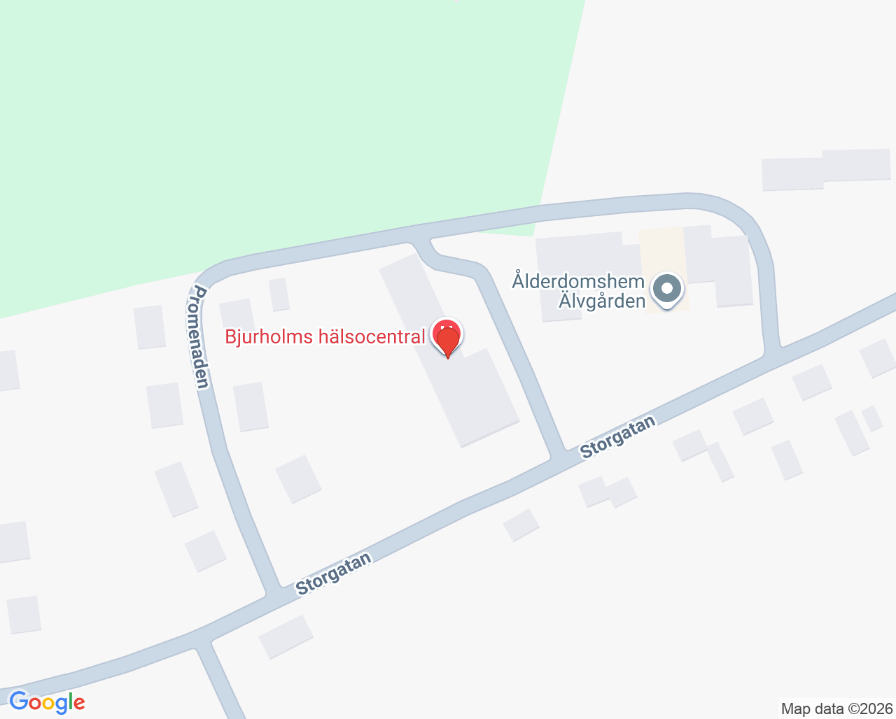 Karta till Folktandvården Bjurholm