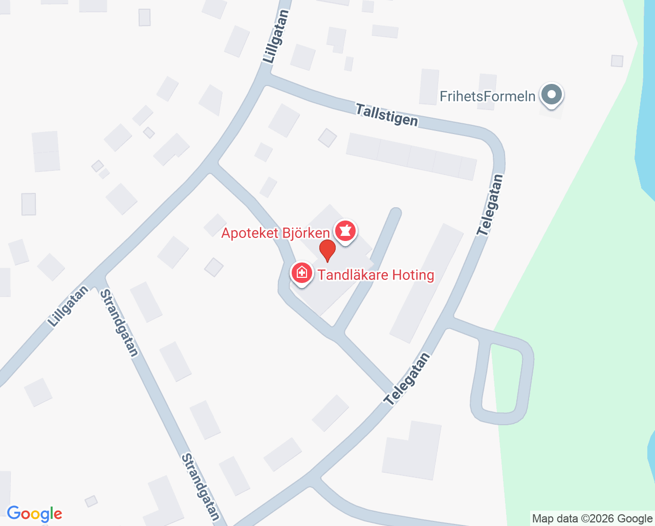 Karta till Nya Närvården, Hoting och Strömsund