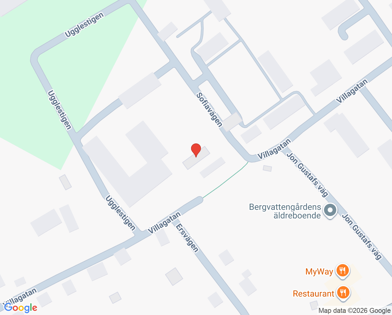 Karta till Dorotea Hemtjänst