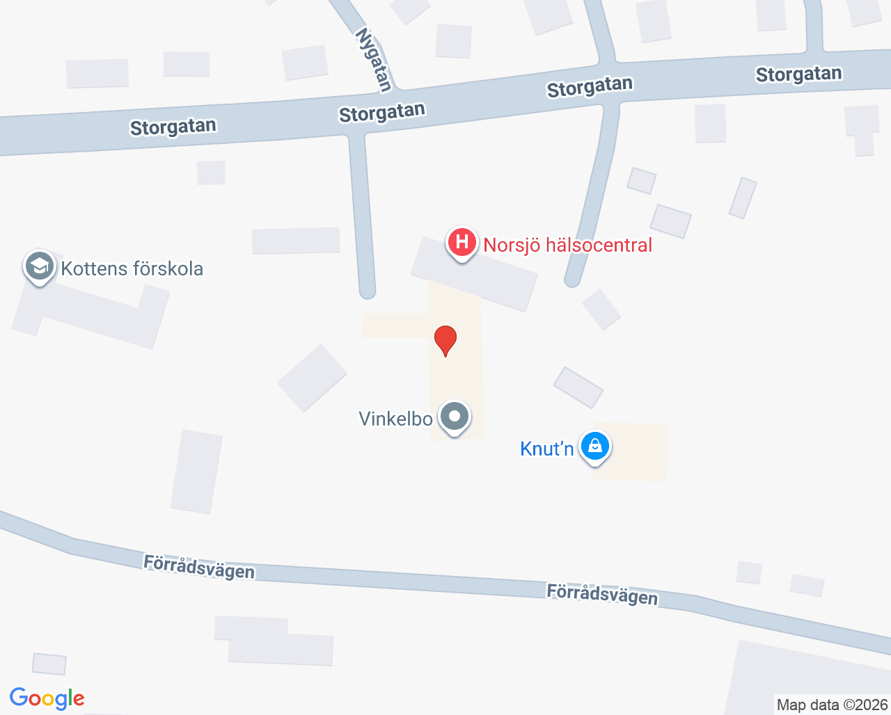 Karta till Folktandvården Norsjö