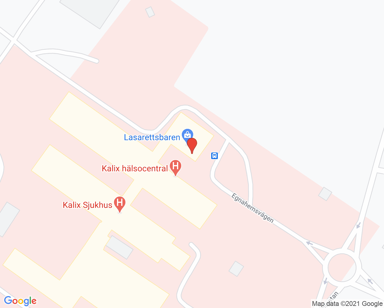 Karta till Folktandvården Kalix