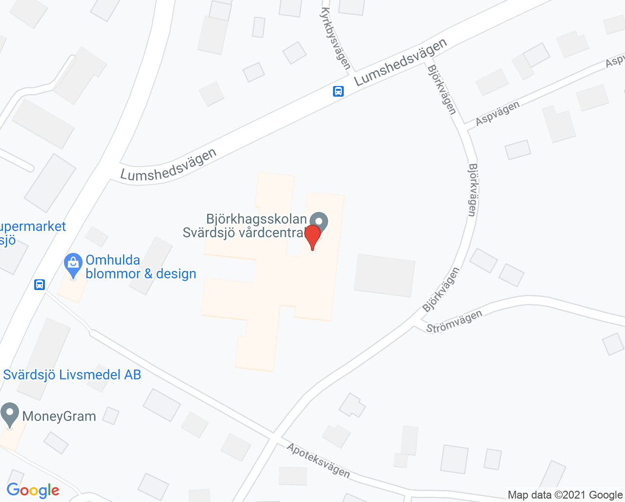 Karta till Folktandvården Svärdsjö