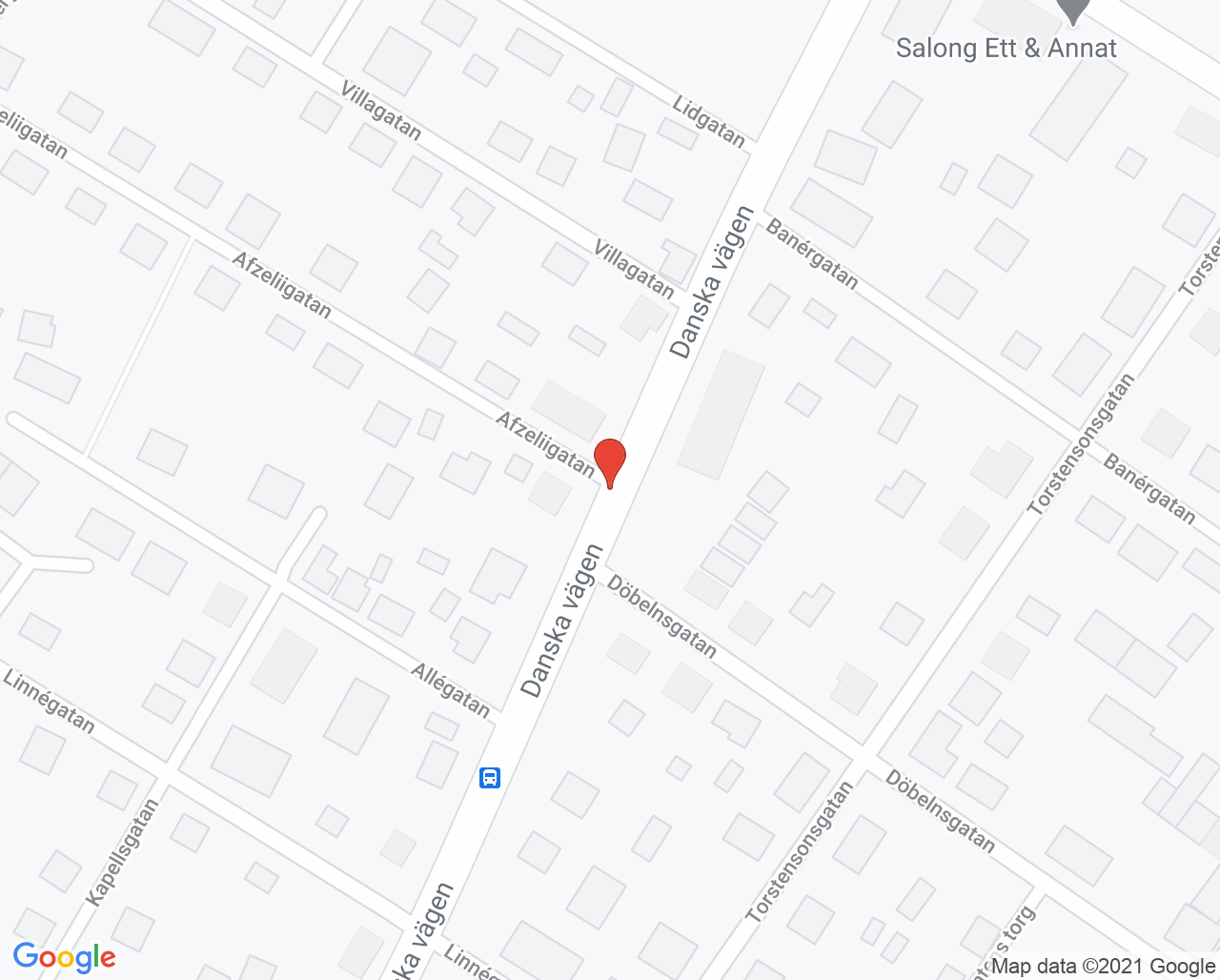 Karta till Närhälsan Mösseberg barnavårdscentral, Falköping