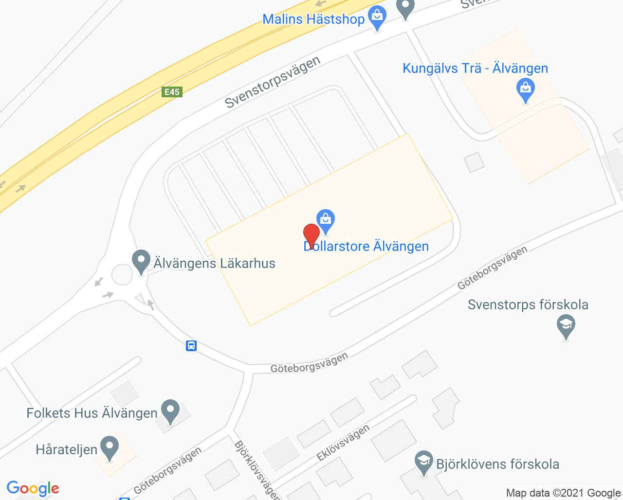 Karta till Rehab Älvängens Läkarhus