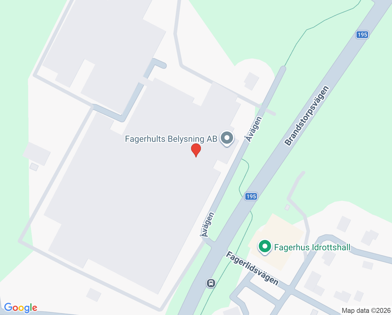 Karta till Blodbussen Fagerhult