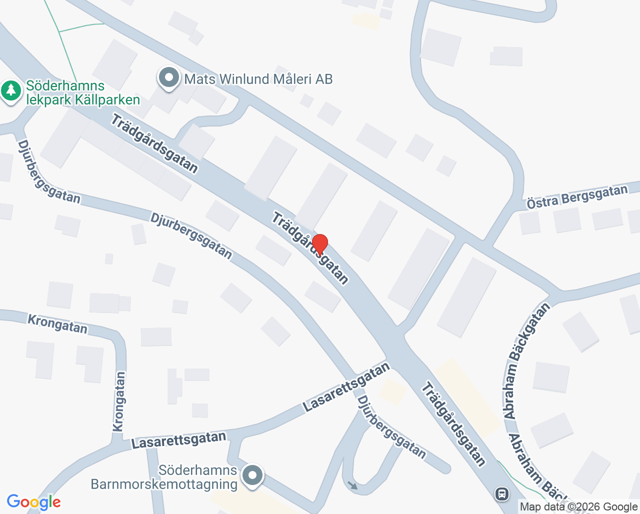 Karta till Röntgen Söderhamn