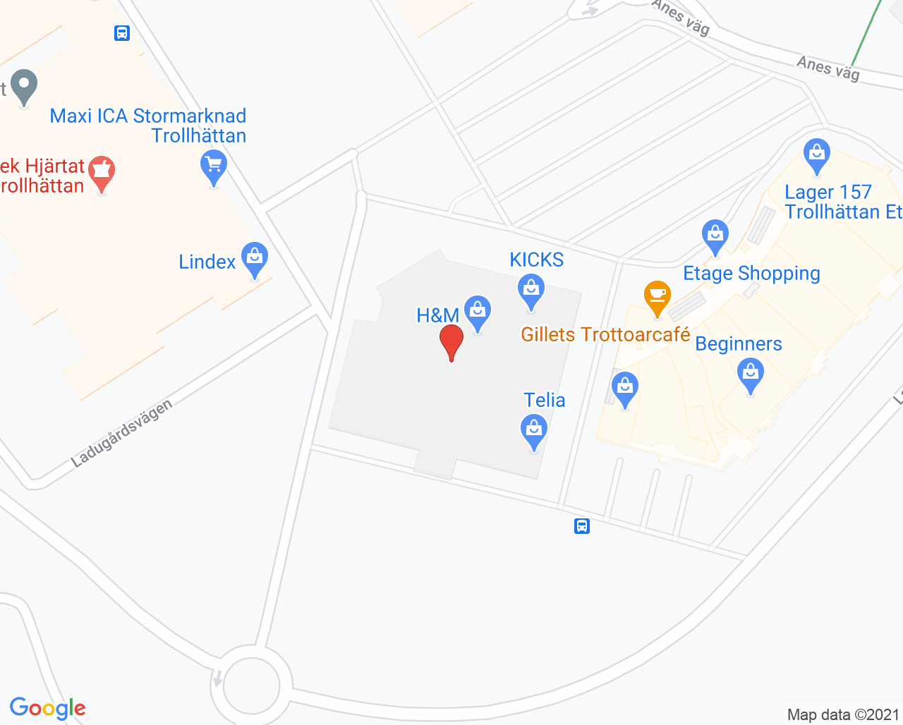 Karta till Synsam Överby
