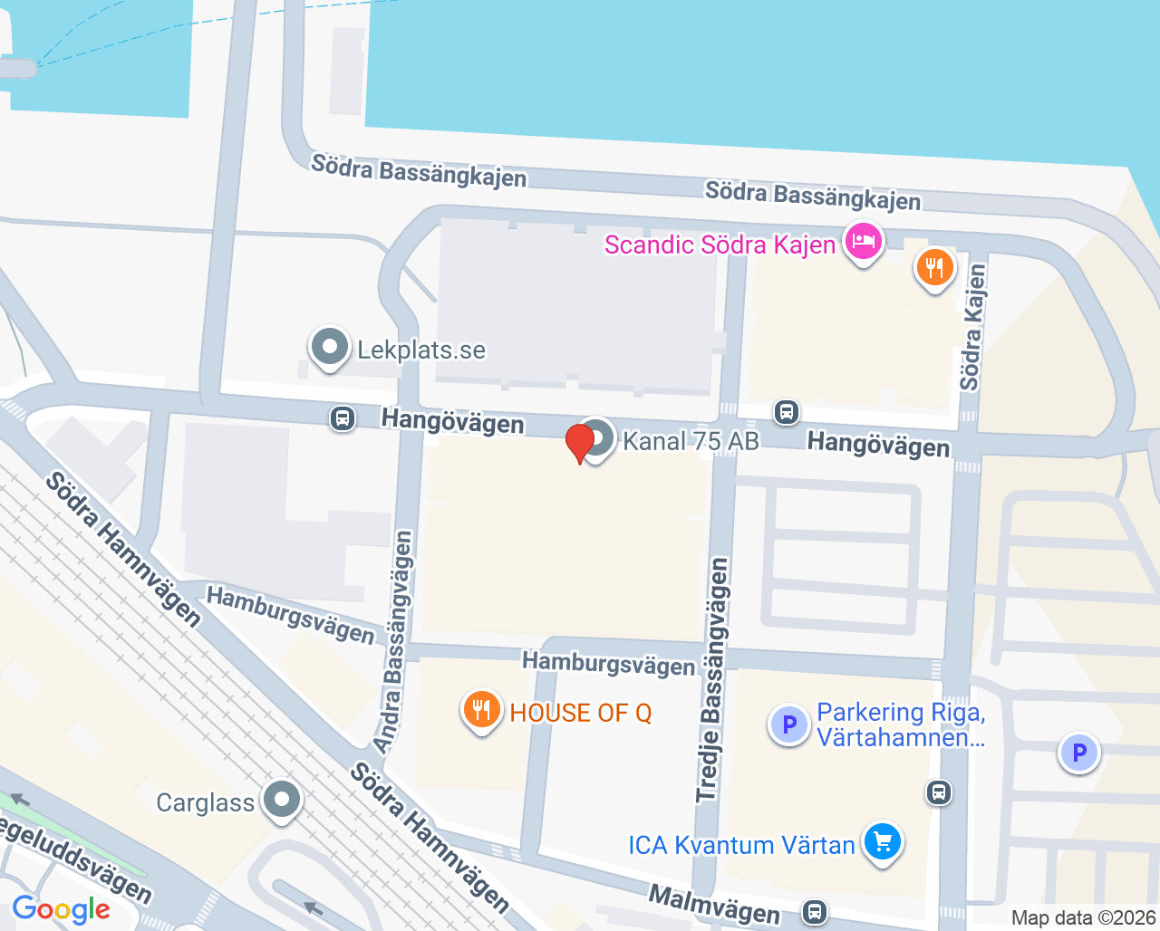 Karta till Plastikkirurgen Stockholm