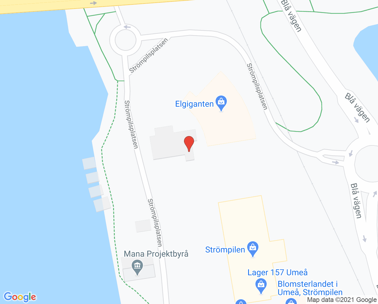 Karta till Ortopedteknik Umeå