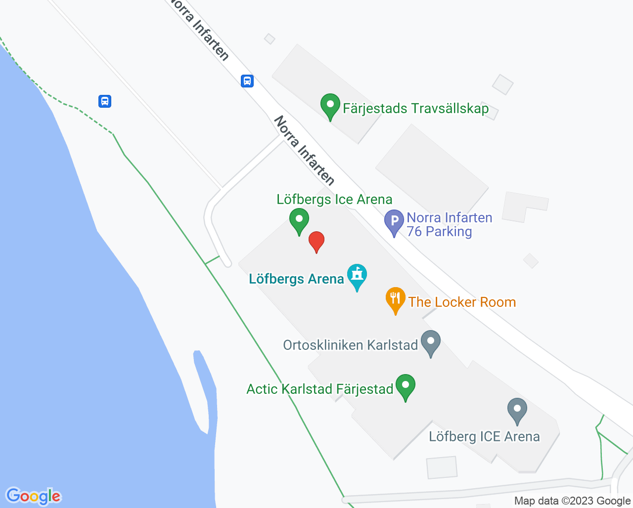 Karta till Läkarlabbet Karlstad