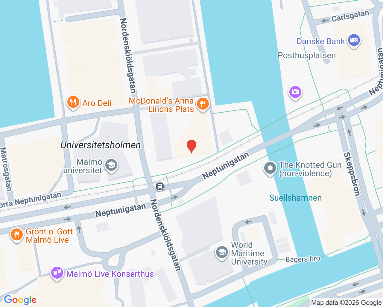 Karta till Dr Dropin - Gynekolog