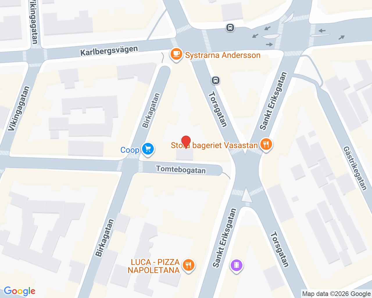 Karta till Norrortspsykologen 