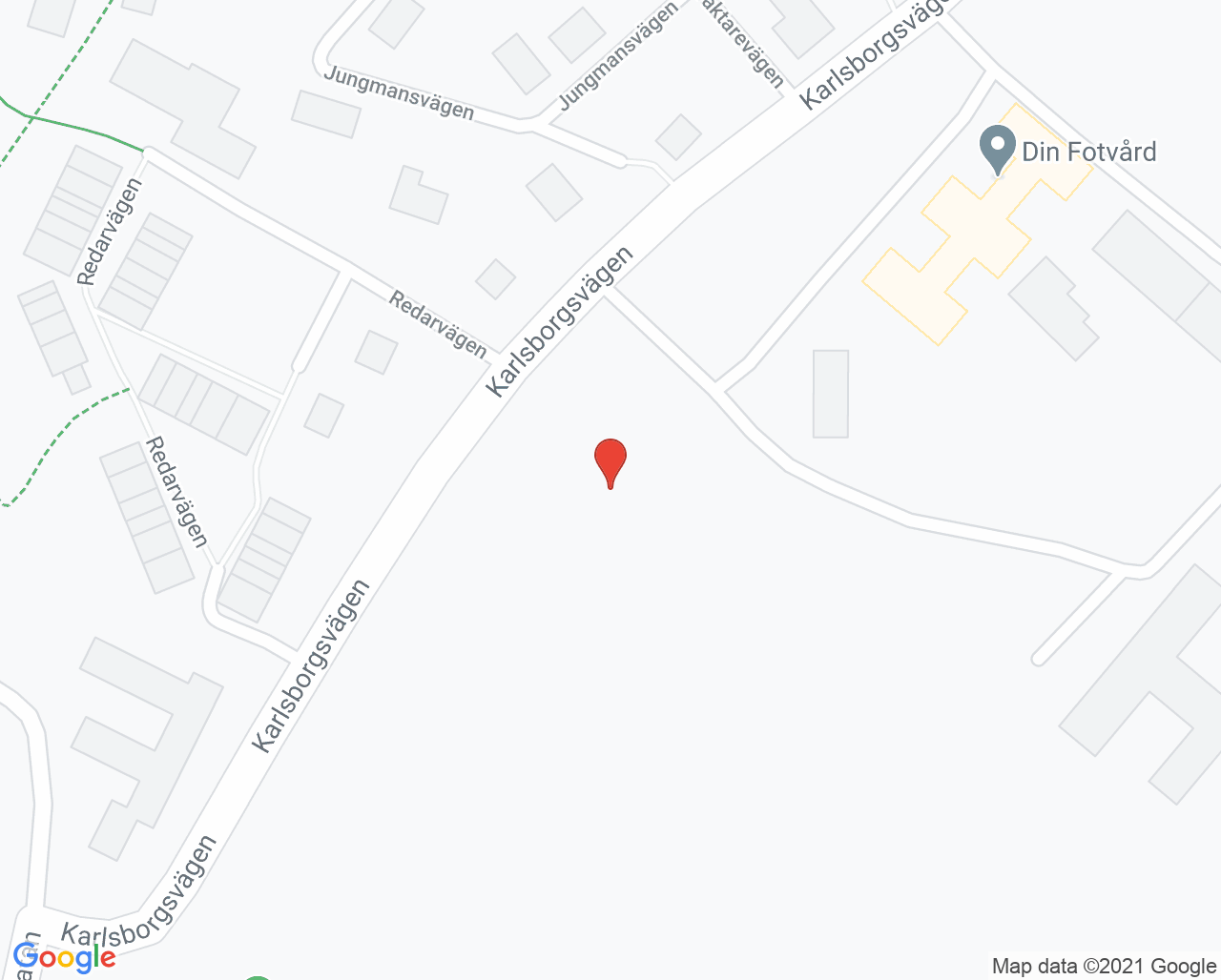 Karta till Närhälsan Hjo rehabmottagning, Hjo