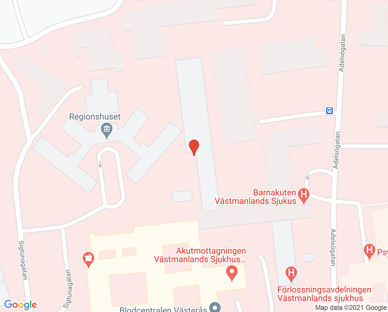 Karta till Kirurgkliniken