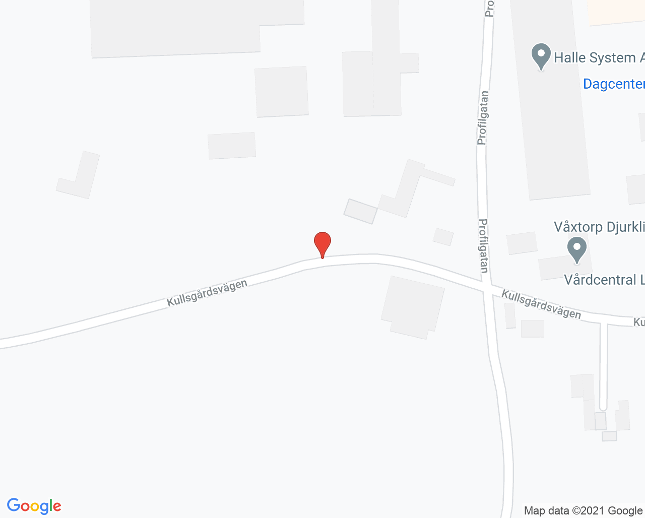 Karta till Distriktssköterskemottagningen Laholmshälsan, Laholm