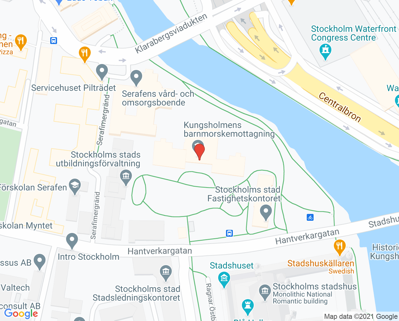 Karta till Citydiabetes - Bengt-Olov Tengmark, Norrmalm